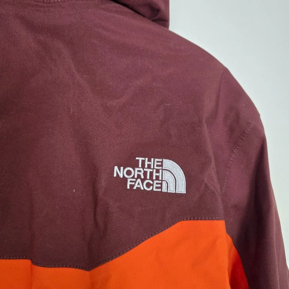 The North Face Mens HyVent Jacket Size XL Orange Hiking Gorpcore Technical Gear